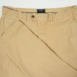 Todd Snyder Mens Khaki Tan Cotton Twill Chino Trousers Pants Size 33x29